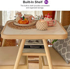 PURPLE LEAF Bar Height Table Coffee Table - Image 4