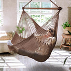 Upgraded Caribbean Hammock Chair by Bathonly