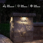 SUNVIE 8-Pack 7 Inch Retaining Wall Lights 5W LED Waterproof Hardscape Lighting - Image 5