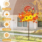 Solar Thanksgiving Turkey Outdoor Decor - Image 2