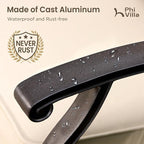 PHI VILLA Patio Furniture Set, Pub Bistro Set - Image 8