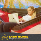 Durable Hammock 500 lb Capacity, Nylon Camping Hammock Chair - Image 5