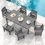 Stoog All-Weather Patio Dining Sets, 7 Pieces Patio Dining Table by Stoog