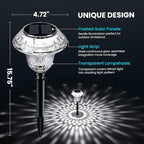 Solar Pathway Lights Garden Decor - Image 2