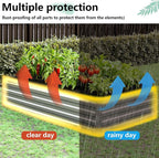 Vengarus 8x2x1FT Galvanized Raised Garden Bed-Outdoor Planter Box - Image 6