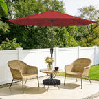 MEWAY 9ft Patio Umbrella Outdoor Table Umbrellas - Image 2