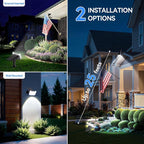 WdtPro Solar Spot Lights Outdoor Waterproof, Bright Solar Lights Outdoor - Image 8