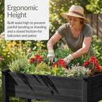 Best Choice Products 48x24x30in Raised Garden Bed, Elevated Wood Planter Box - Image 5