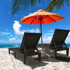 Chaise Lounge Outdoor, Adjustable Pool Lounge Chair - Image 2