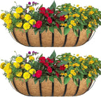 2pack 36-inch Window Sill Window Railing Planters by SMYAXUNW