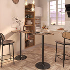 Furmax Bistro Pub Table Round Bar Height Cocktail Table - Image 2