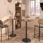 Furmax Bistro Pub Table Round Bar Height Cocktail Table - Image 2