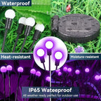 Solar Garden Lights Outdoor Waterproof, 4 Pack 32 LED Swaying Light Firefly - Image 4