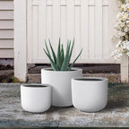 Kante 13", Outdoor Indoor Modern Planter Pots, Lightweight, Weather Resistant - Image 4