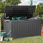 YITAHOME 80 Gallon Outdoor Storage Box, Large Waterproof Resin Deck Box - Image 5