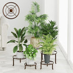 5 Pack Plant Stand Indoor Outdoor, Flower Pot Stand Plant Rack by Unknown