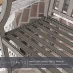Grand patio Farmhouse Outdoor Bench, Garden Benches - Image 7