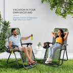 Nestl Zero Gravity Chairs Set of 4, Patio Lounge Chair Outdoor - Image 9