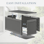Outdoor Storage Box, Resin Deck Boxes Indoor and outdoor, Waterproof Storage - Image 5