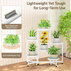 LASZOLA 6 Tiered Folding Plant Stand Indoor - Image 6