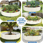 Round Galvanized Raised Garden Bed, Heavy Duty Metal Planter Box - Image 2