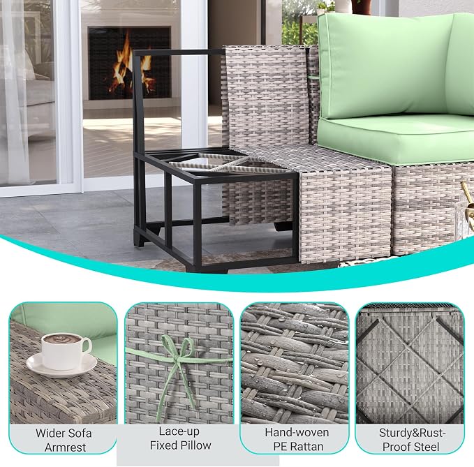16-Piece Outdoor Patio Furniture Set - Image 3