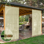 SpaceDresser Waterproof Outdoor Sheer Curtains - Image 8