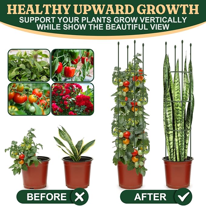 Round Heavy Duty Tomato Cage - Image 7