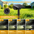 Solar Spot Lights Outdoor Waterproof IP65, 2-in-1 Solar Landscape Spotlights - Image 3