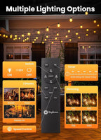 Brightown 58FT Solar String Lights Outdoor - Image 7