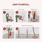 Christmas Light Yard Stakes Outdoor Light Stakes - Image 6