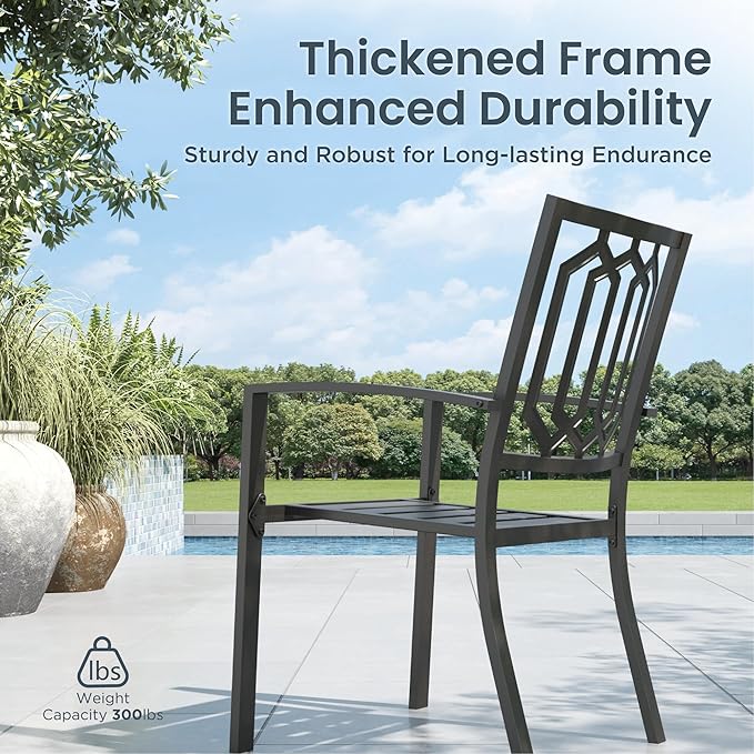 PHI VILLA 7 Piece Outdoor Dining Set - Image 4