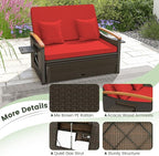 Tangkula Patio Rattan Daybed - Image 7