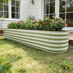 Gardmax Galvanized Raised Garden Bed, Lightweight Planter Boxes Outdoor - Image 8