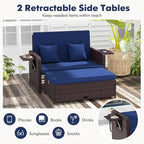 RELAX4LIFE Wicker Patio Outdoor Daybed - Image 5
