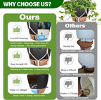 10 Inch Hanging Planters for Indoor Plants, 2 Pack Self Watering Hanging - Image 8