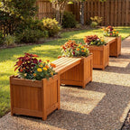 Giantex 4-in-1 Outdoor Bench - Image 4