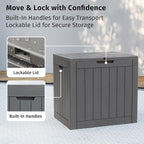 EAST OAK Outdoor Storage Box, 31 Gallon Deck Box Indoor and Outdoor Use - Image 5