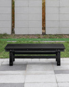 HDPE Outdoor Bench, Poly Lumber Adirondack Benches, Fade-Resistant HDPE Garden - Image 9