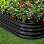Land Guard 18“ Tall 4×2ft Galvanized Raised Garden Bed Kit, Galvanized Planter - Image 3