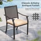 PHI VILLA 7 Pieces Outdoor Dining Set - Image 3