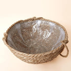 Natural Seagrass Hanging Planter Basket Set, Indoor Plant Pots, Boho Decor - Image 5