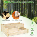 Giantex Raised Garden Bed, Wood Planter Box - Image 6