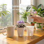10 Pack 3 Inch Self Watering Pots - Image 2