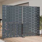 Casaphoria Metal Privacy Screen Outdoor, Darkgray-Square - Image 8