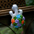 Mini Turtle Statue Miniature Tortoise Figurine Plant Pot Hanger, Realistic - Image 9