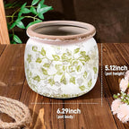 Flower Pot, Vintage Ceramic Pot - Image 7