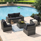 Aoxun 6 Piece Patio Furniture Set by Aoxun
