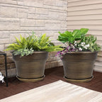 Plant Planters Pots Set of 6 Pack 6 Inch, Plastic Flower Pot - Image 6