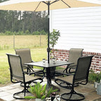 PHI VILLA 5 Piece Patio Dining Set Clearance - Image 8